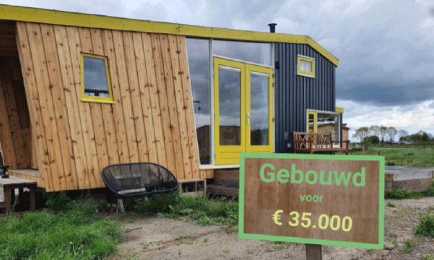 Wij bouwden ons tiny house voor 35.000 euro