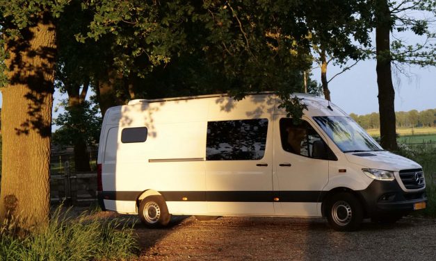 Vanlifer Rob volledig van het gas af