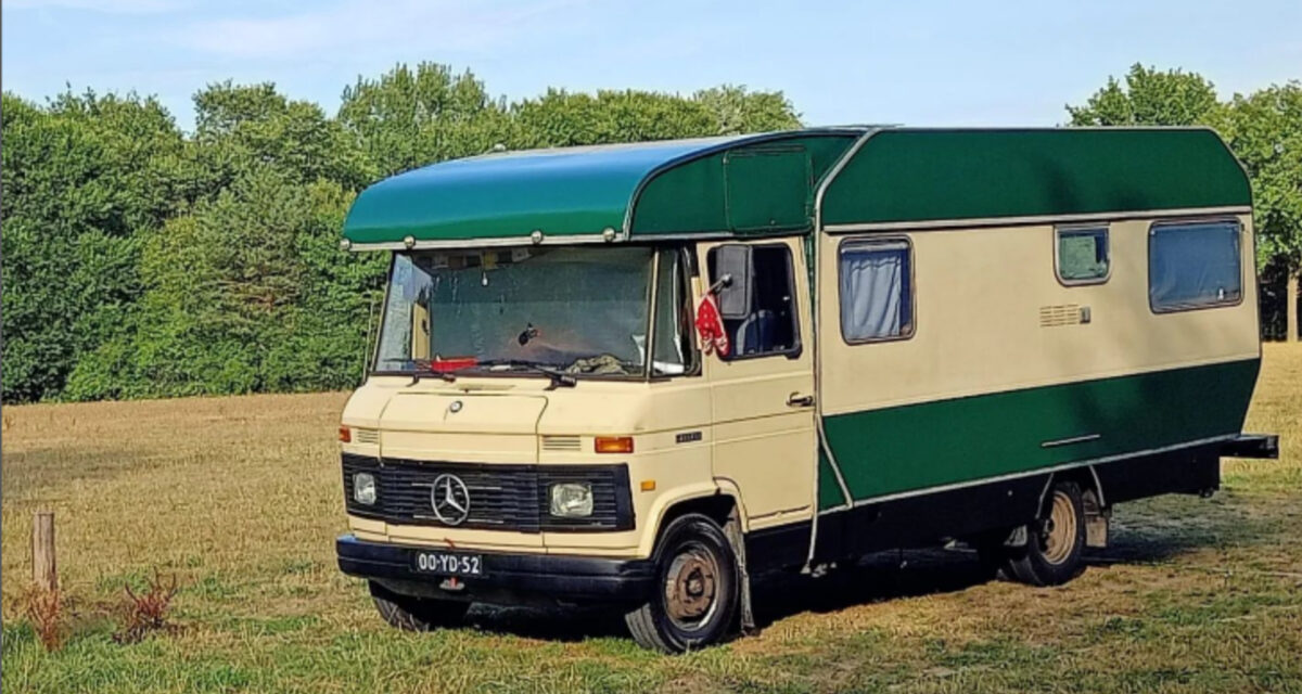 Verhuisd naar 50 jaar oude camper