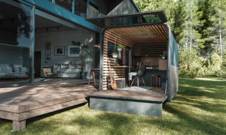 Japanse mix van tiny house en caravan