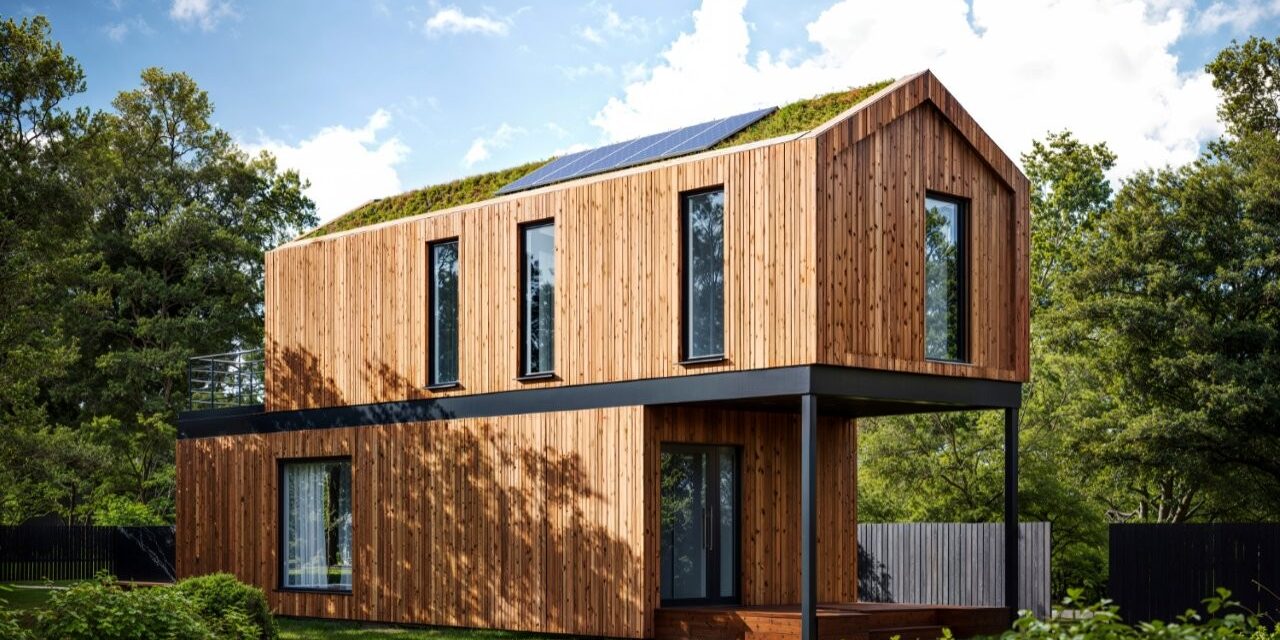 Uit juiste hout gesneden tiny house